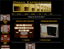 Tablet Screenshot of organexpressions.com